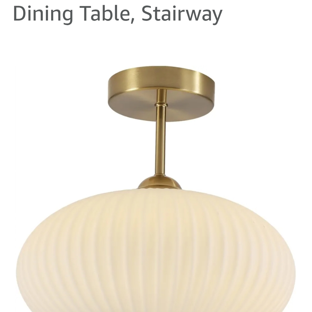 Elegant Cream Ceiling Light Fixture